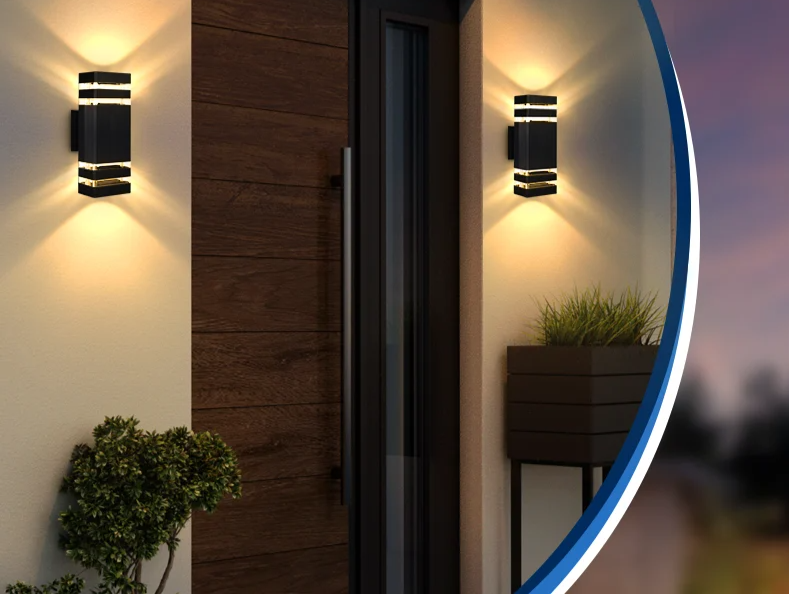 LED Wall Lamp E27 Indoor Outdoor Light for Porch and Hallway