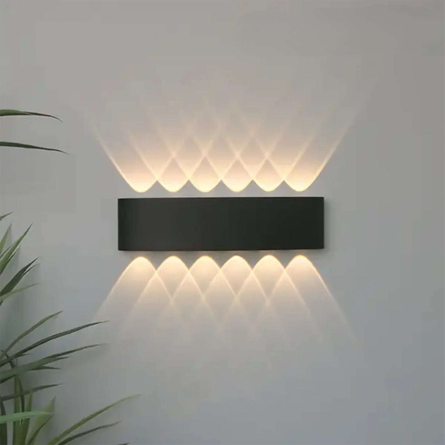 LED Wall Lamp with Focused Light for Indoor and Outdoor Walls