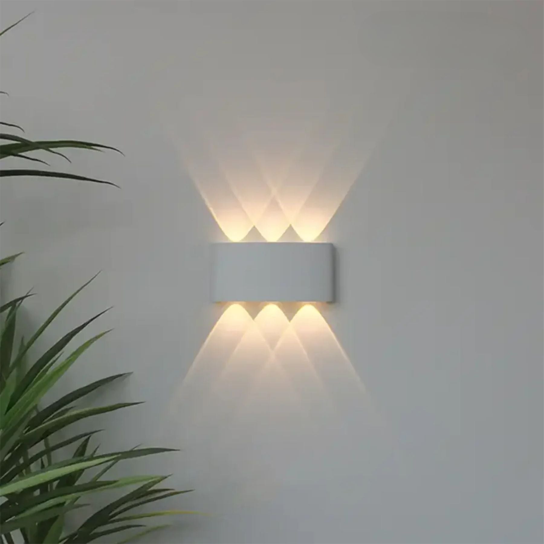 LED Wall Lamp with Focused Light for Indoor and Outdoor Walls