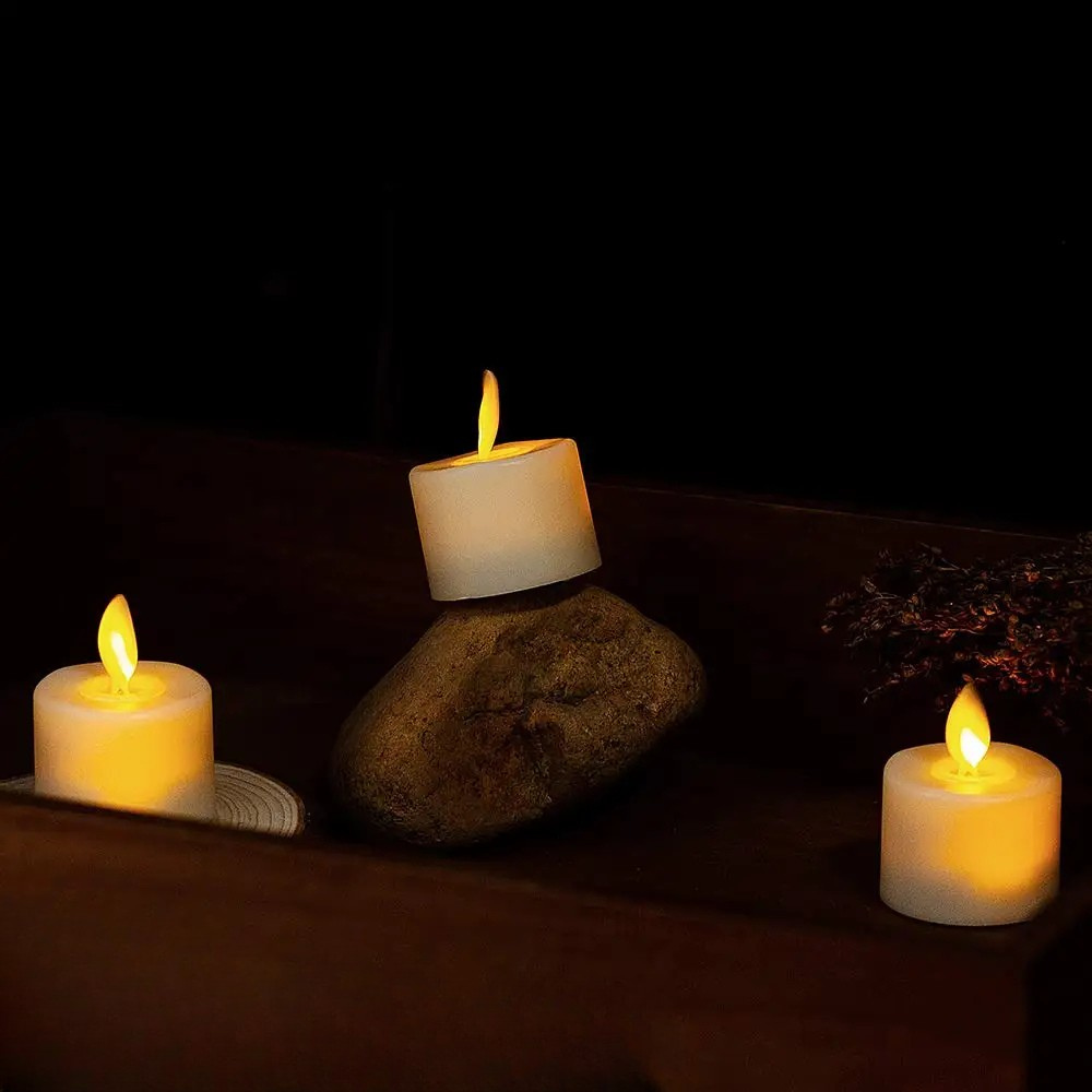 LED Flameless Candles Set with Remote Control – Realistic Flickering Light, Safe Battery-Operated Decorative Candles for Home and Events 1