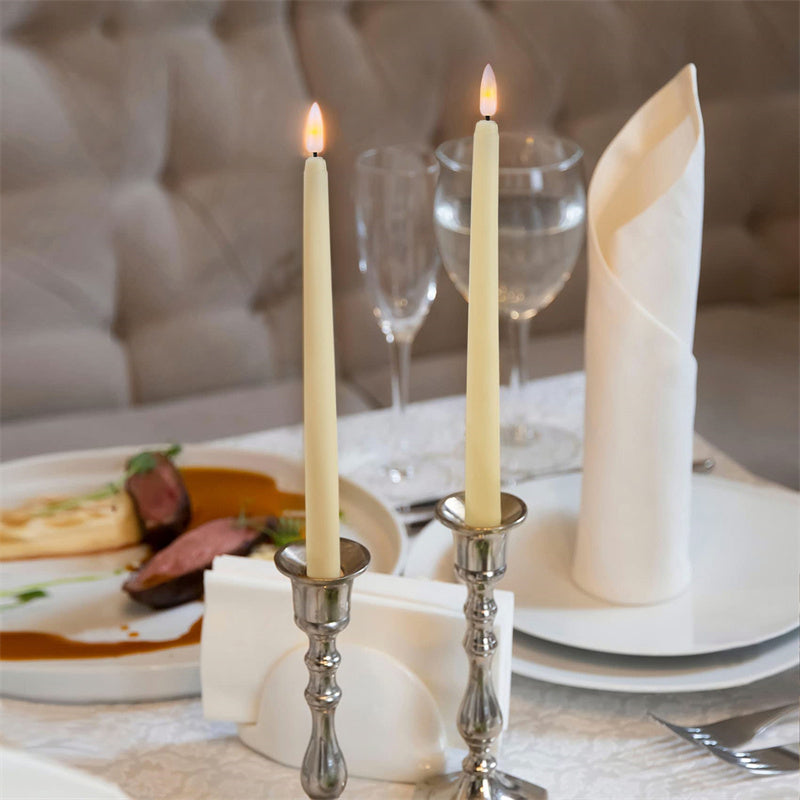 LED Flameless Taper Candles with Remote Control – Elegant Tall Candles for Home Décor, Safe and Energy-Efficient 3