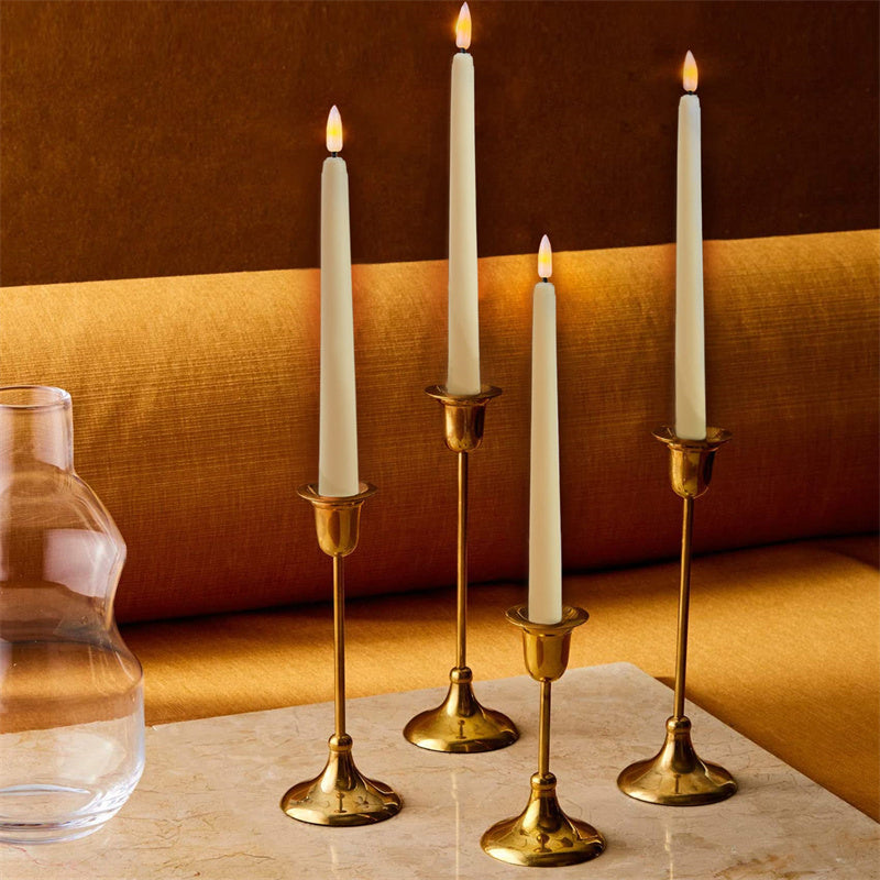 LED Flameless Taper Candles with Remote Control – Elegant Tall Candles for Home Décor, Safe and Energy-Efficient 4