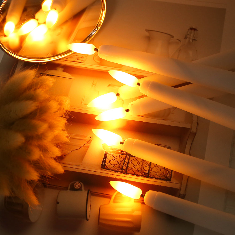 LED Flameless Taper Candles with Remote Control – Elegant Tall Candles for Home Décor, Safe and Energy-Efficient 6
