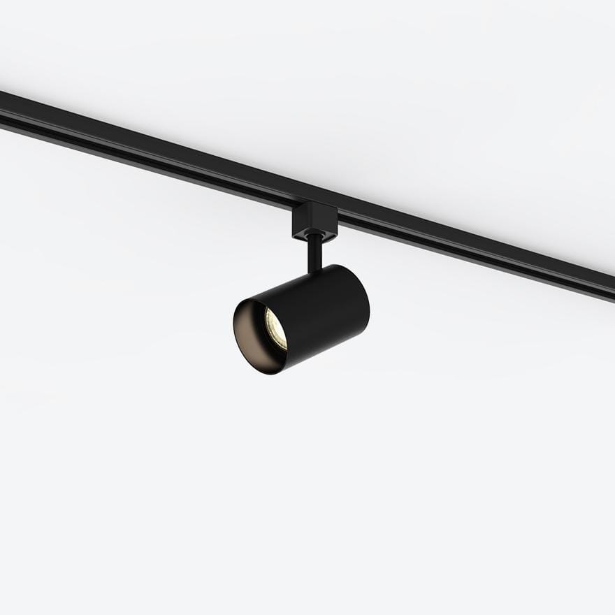 LED Track Light Ceiling Spotlight, White and Black Aluminum Track Lighting with GU10 Globe, Modern Design for Home and Commercial Use 0