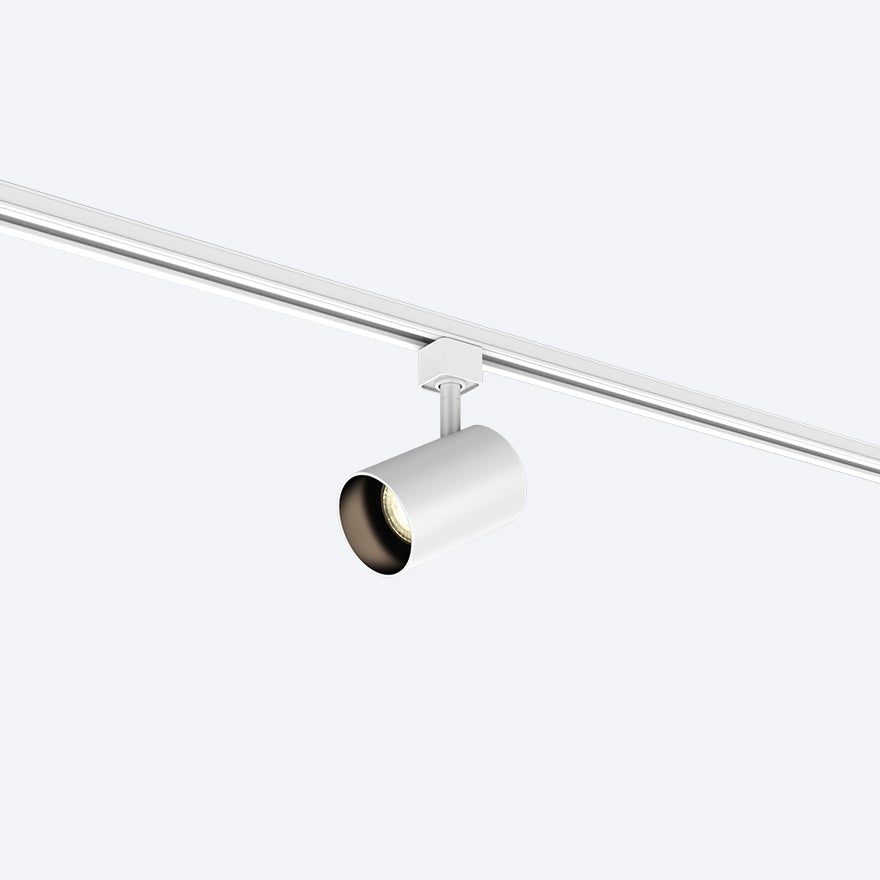 LED Track Light Ceiling Spotlight, White and Black Aluminum Track Lighting with GU10 Globe, Modern Design for Home and Commercial Use 1