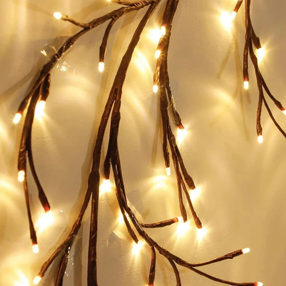 LED Tree Branch Lamp - Solar and USB Powered Decorative Light with 8 Modes for Indoor and Outdoor Use 5