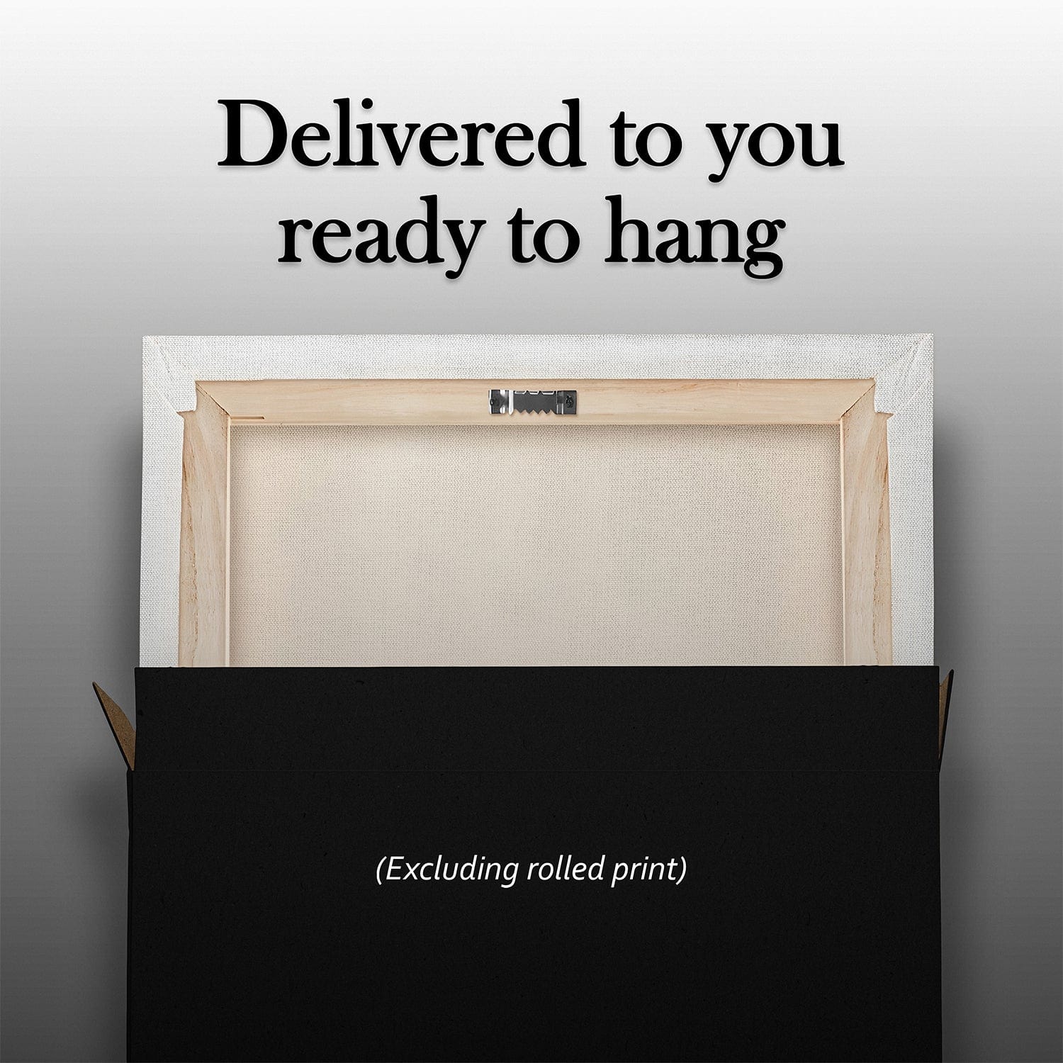 Large Forest Serenity Canvas Wall Art – Textured Nature Scene for Tranquil Wall Decor in Brown and White 4