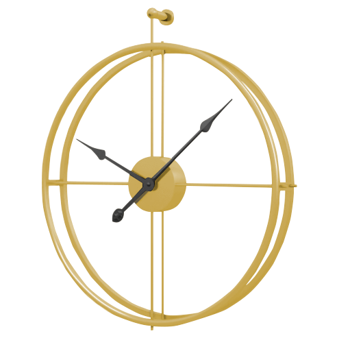 Large Openwork Metal Wall Clock in Black or Gold – Modern Wall Clock Decor for Stylish Home Accent 3