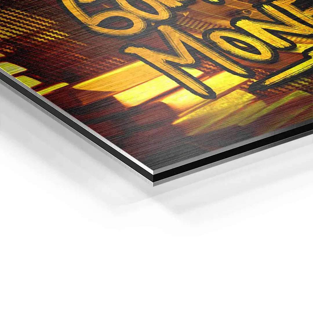 Limited Edition Acrylic Art Piece - Hunt Some Money, Unique Display with Certificate of Authenticity, Ready to Hang 7