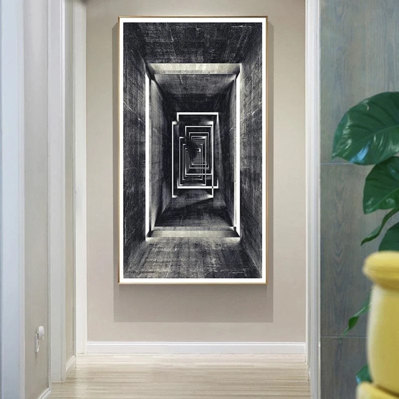 Limited Edition Art Print - Haunting Tunnel Artwork Through the Void – High-Quality Color Print on Museum-Quality Paper 2
