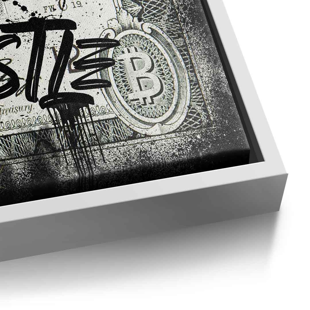 Limited Edition Crypto Duck Canvas Wall Art – High-Quality Gold and Black Prints for Modern Decor 8