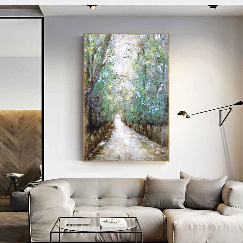 Limited Edition Enchanted Path Art Print – High-Quality Forest Landscape Poster with 75+ Years Color Guarantee 2