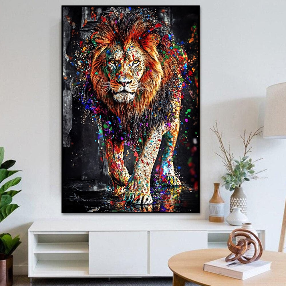 Limited Edition Graffiti Lion Art Print – Vibrant Colors, Intricate Details, Museum-Quality Paper, 75+ Years Color Guarantee 2
