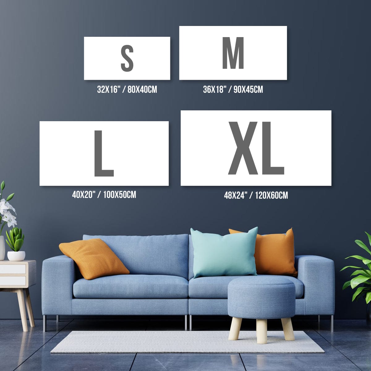 Limited Edition Moon Rise Art Print – Serene Full Moon Over Blue Waters – High-Quality Canvas Print for Home Décor 5