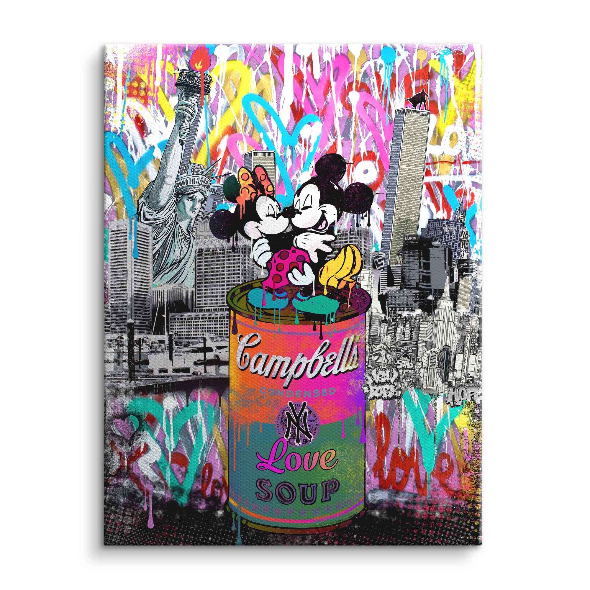 Love Soup Art Print by Contemporary Artist – Limited Edition NEO POP ART, Custom Sizes with Pre-assembled Frame Options 0