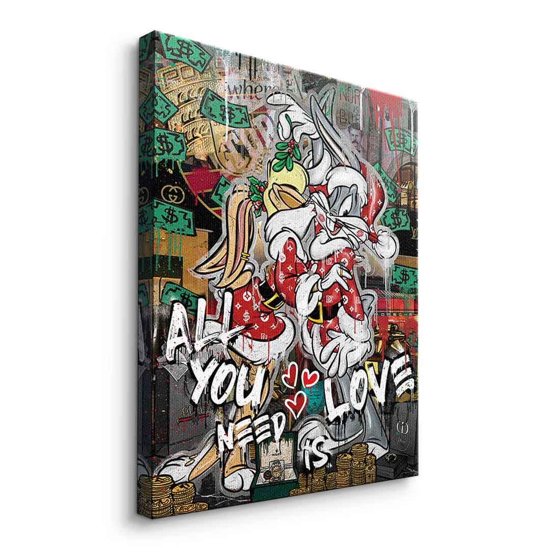 Lovely Bunny Canvas Wall Art – Limited Edition Ready to Hang Prints with Certificate of Authenticity 4