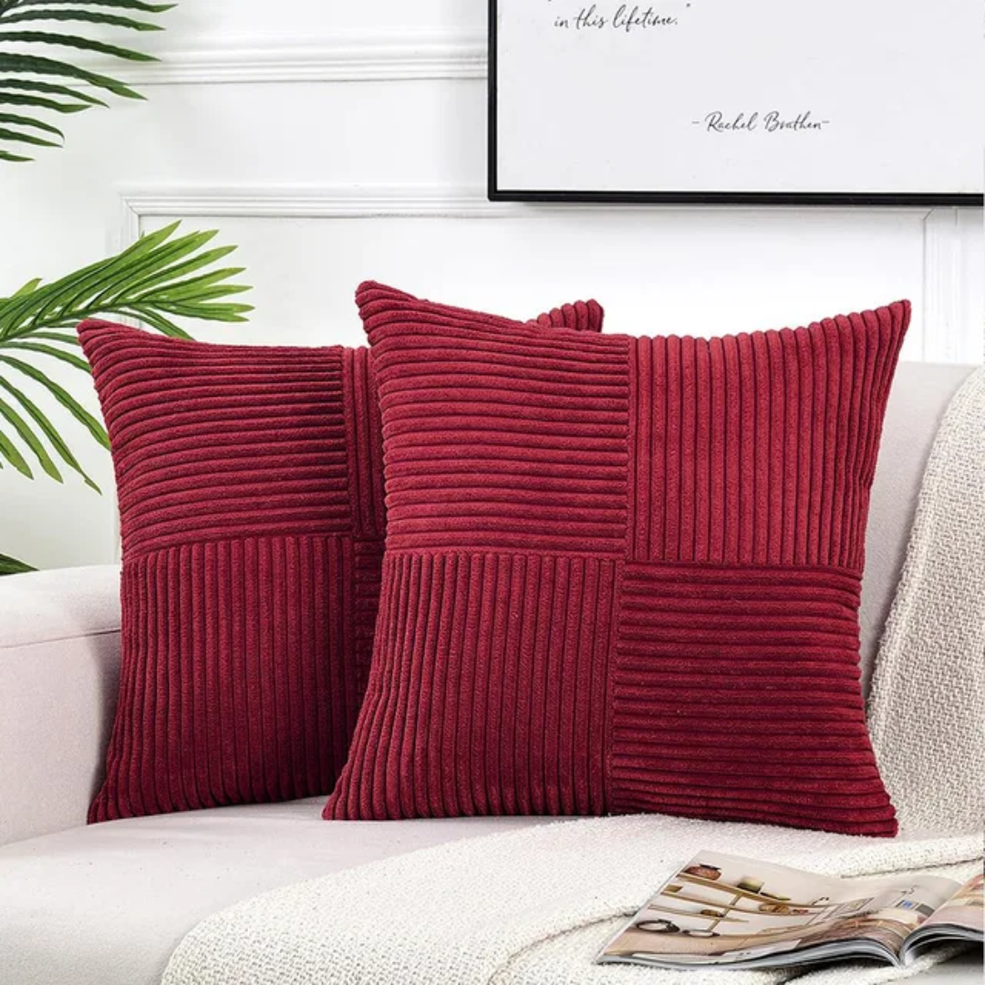 Luxury Decorative Cushion 45x45 cm Plush Pillow with Hidden Zipper - Perfect for Couch and Bed, Stylish Scatter Cushion