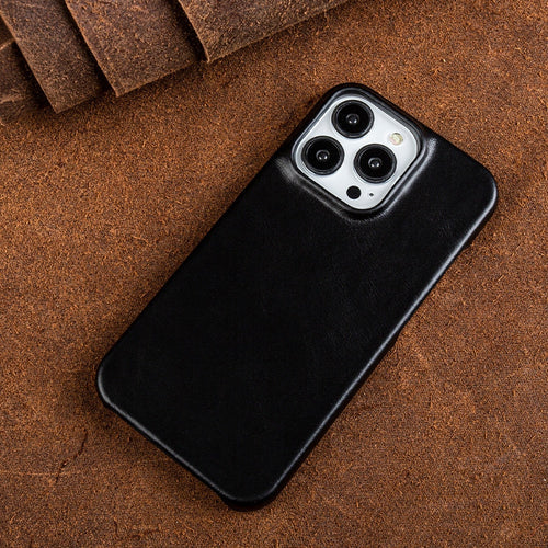 Magsafe Wireless Magnetic Leather Phone Case