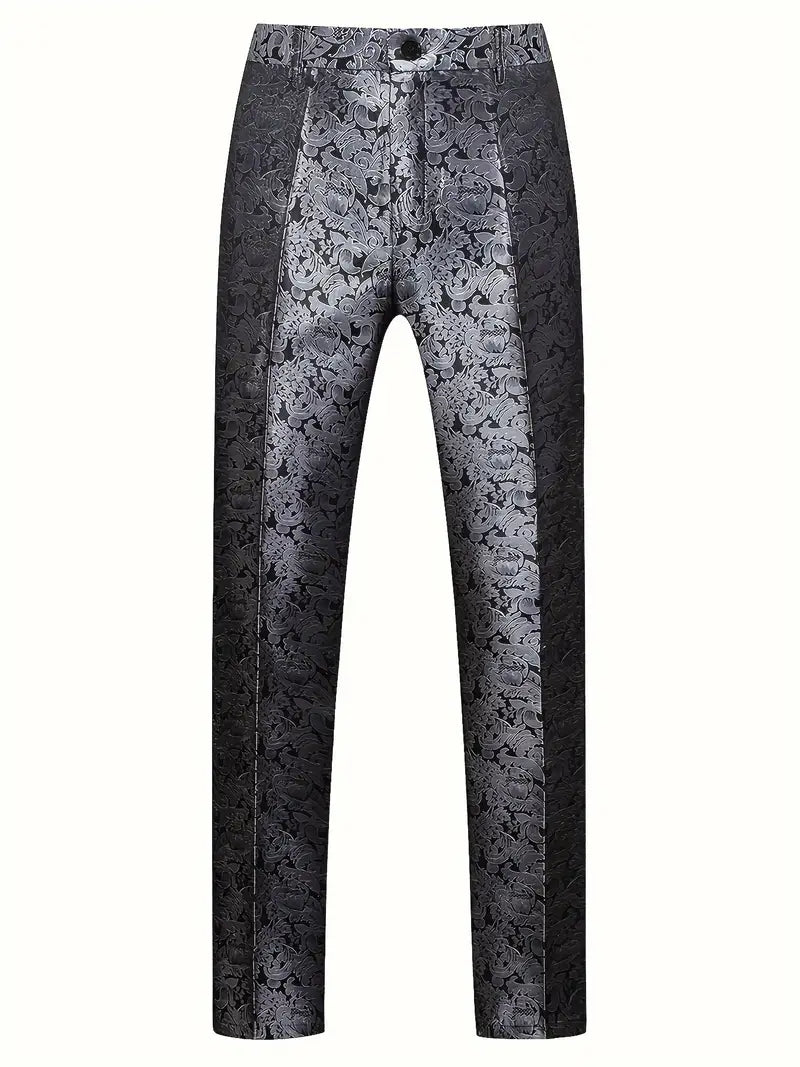 Men’s Modern Metallic 3-Piece Wedding Guest Suit