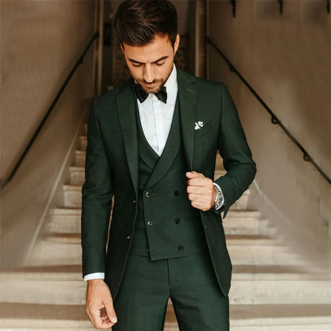 Men’s Relaxed Fit 3-Piece Formal Guest Suit