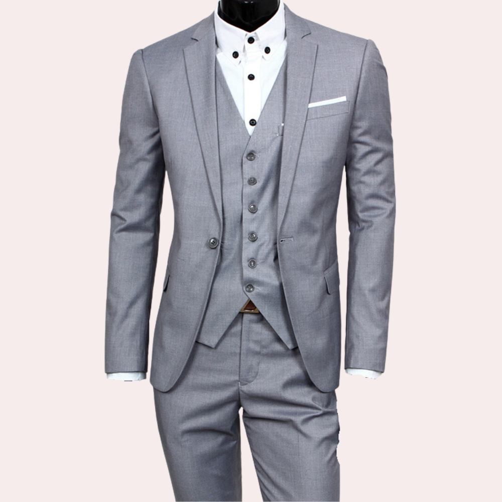 Men’s Single Breasted 3-Piece Wedding Guest Suit