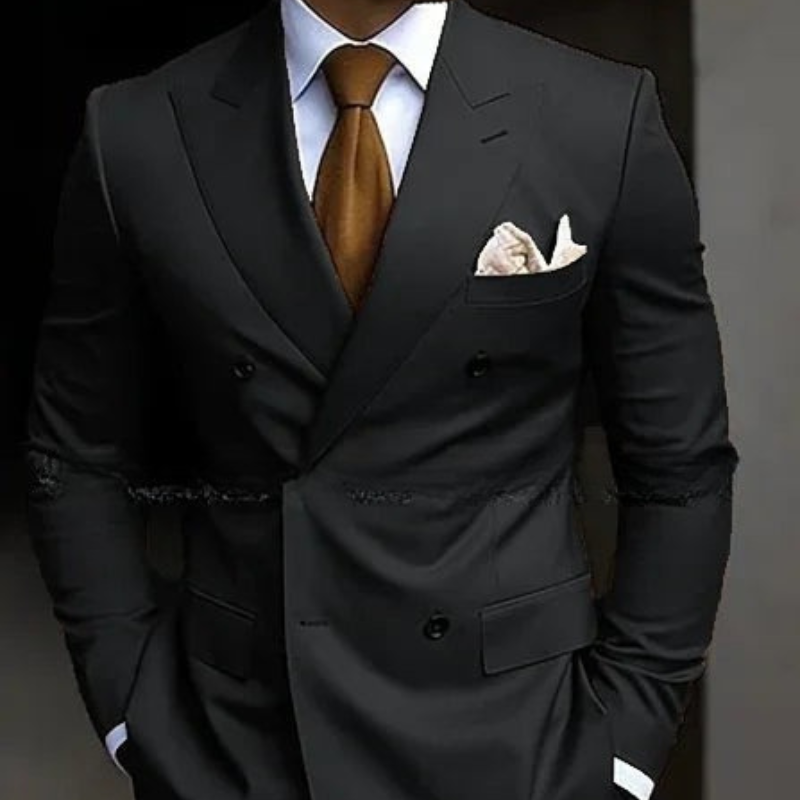Men's Two Piece Double-Breasted Wedding Guest Suit