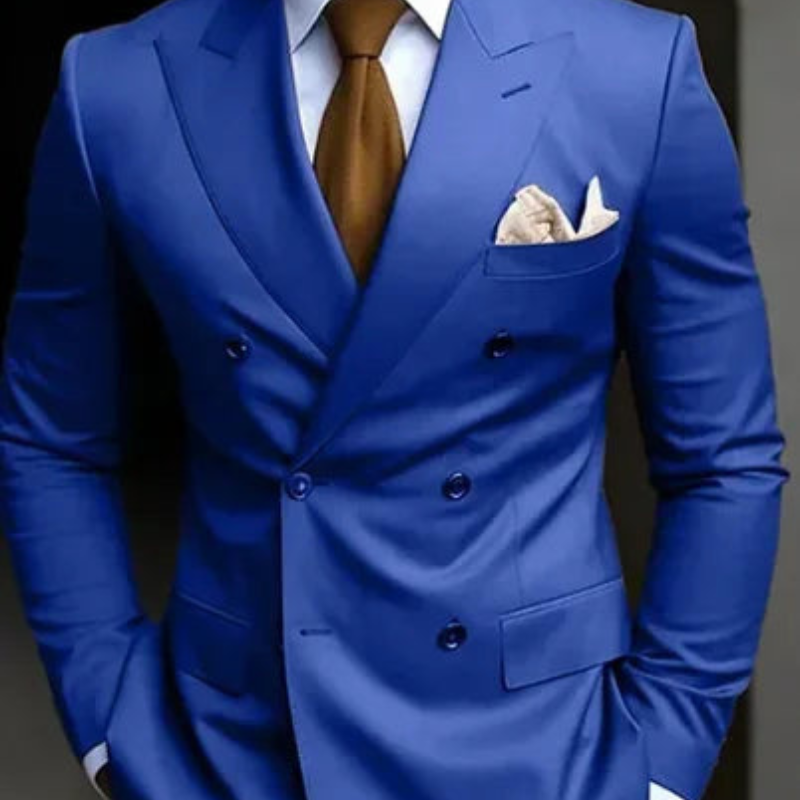 Men's Two Piece Double-Breasted Wedding Guest Suit
