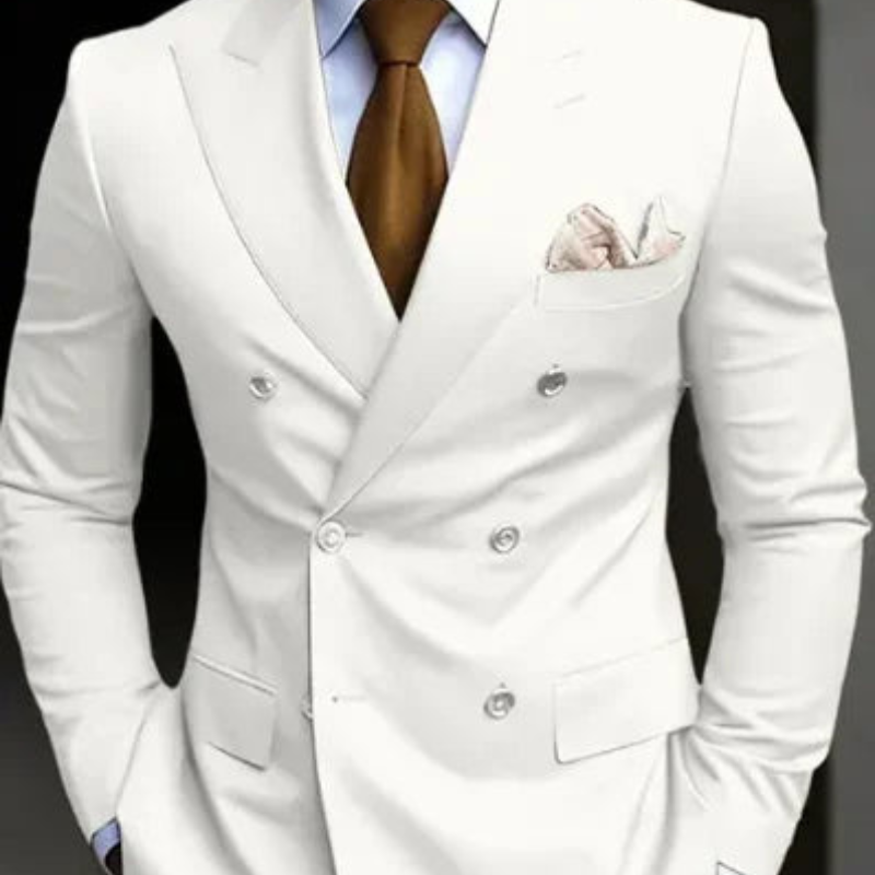 Men's Two Piece Double-Breasted Wedding Guest Suit