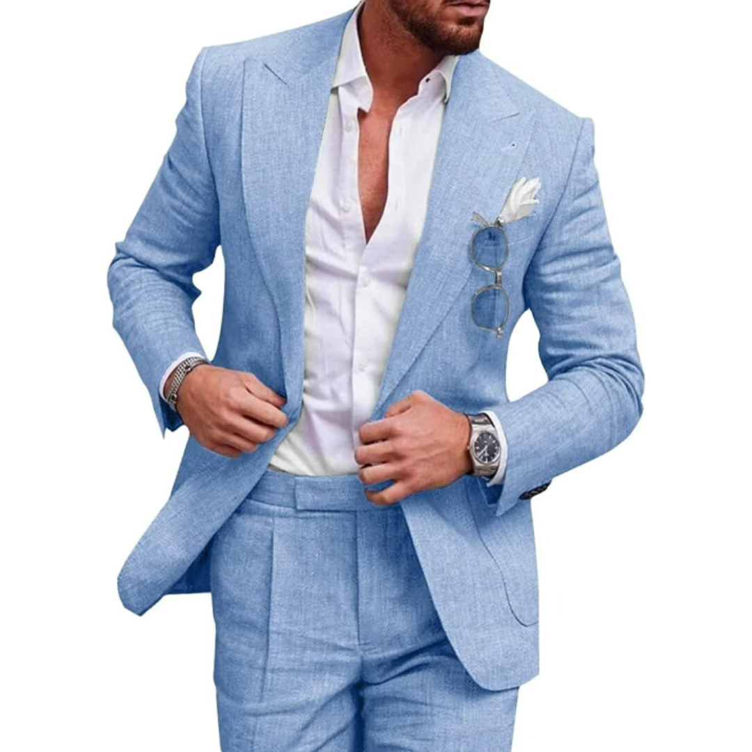 Men’s Vintage-Style 3-Piece Wedding Guest Suit