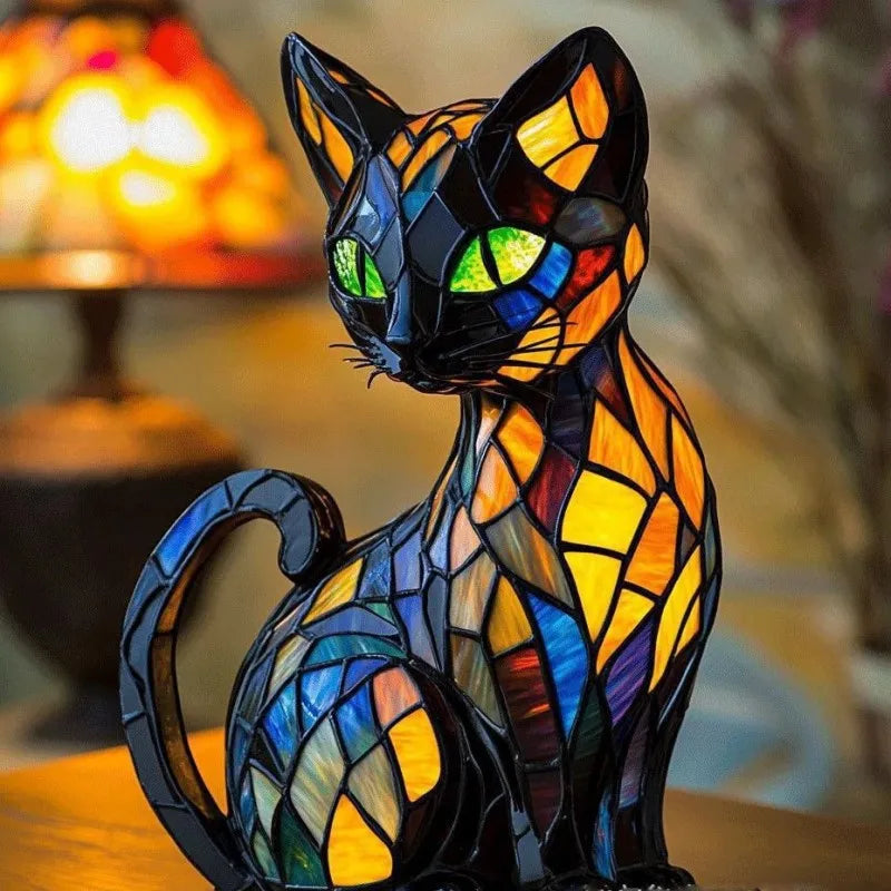 Midnight Cat LED Lamp – Unique Decorative Light for Cat Lovers, Warm White Soft Lighting for Home Decor 1