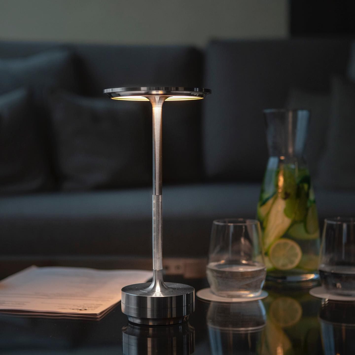 Minimalist LED Table Lamp – Modern Design for Living Room, Bedroom or Office – Gentle Ambient Lighting 3
