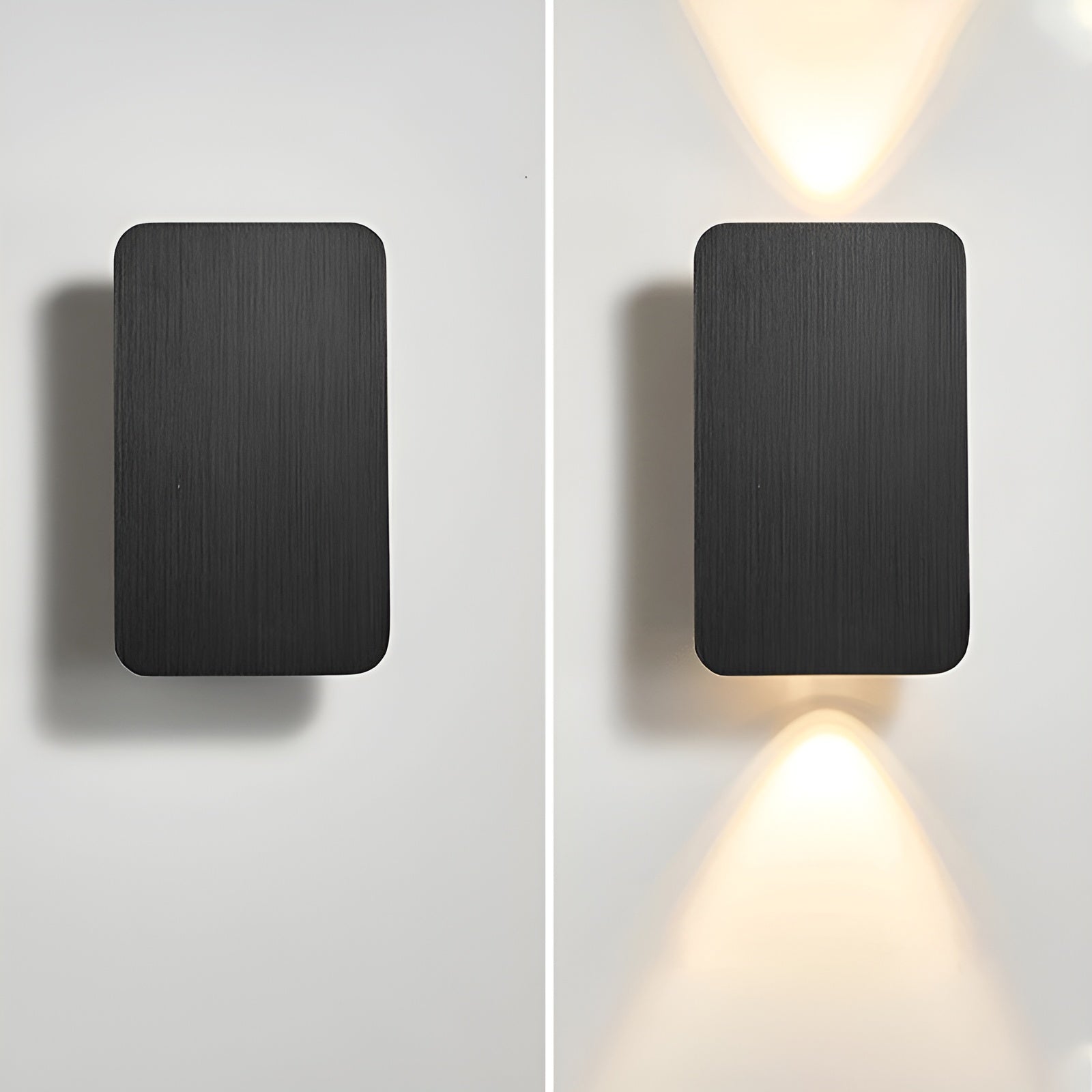 Minimalist LED Wall Light – Energy Efficient Wall Sconce for Modern Living Rooms, Black, White, or Wood Finish 1