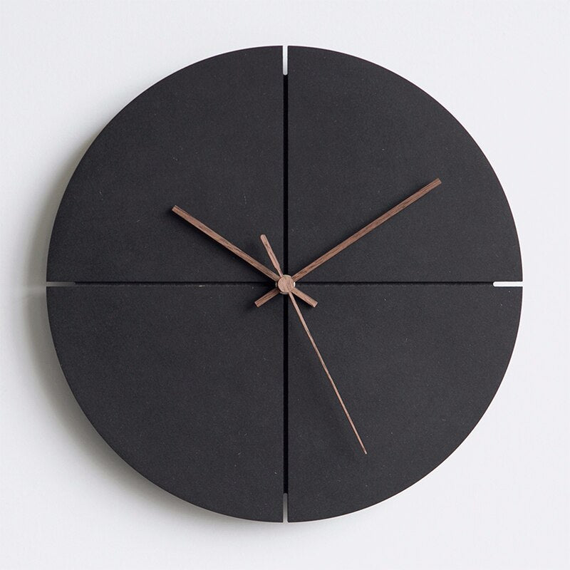 Minimalist Wall Clock 28 cm - Modern Round and Square Kitchen Clocks for Home Decor 0