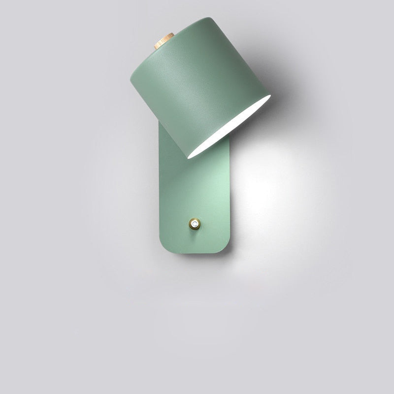 Modern LED Wall Lamp for Indoor Home Decor – Stylish Wall Sconce with Integrated Switch and Metal Construction
