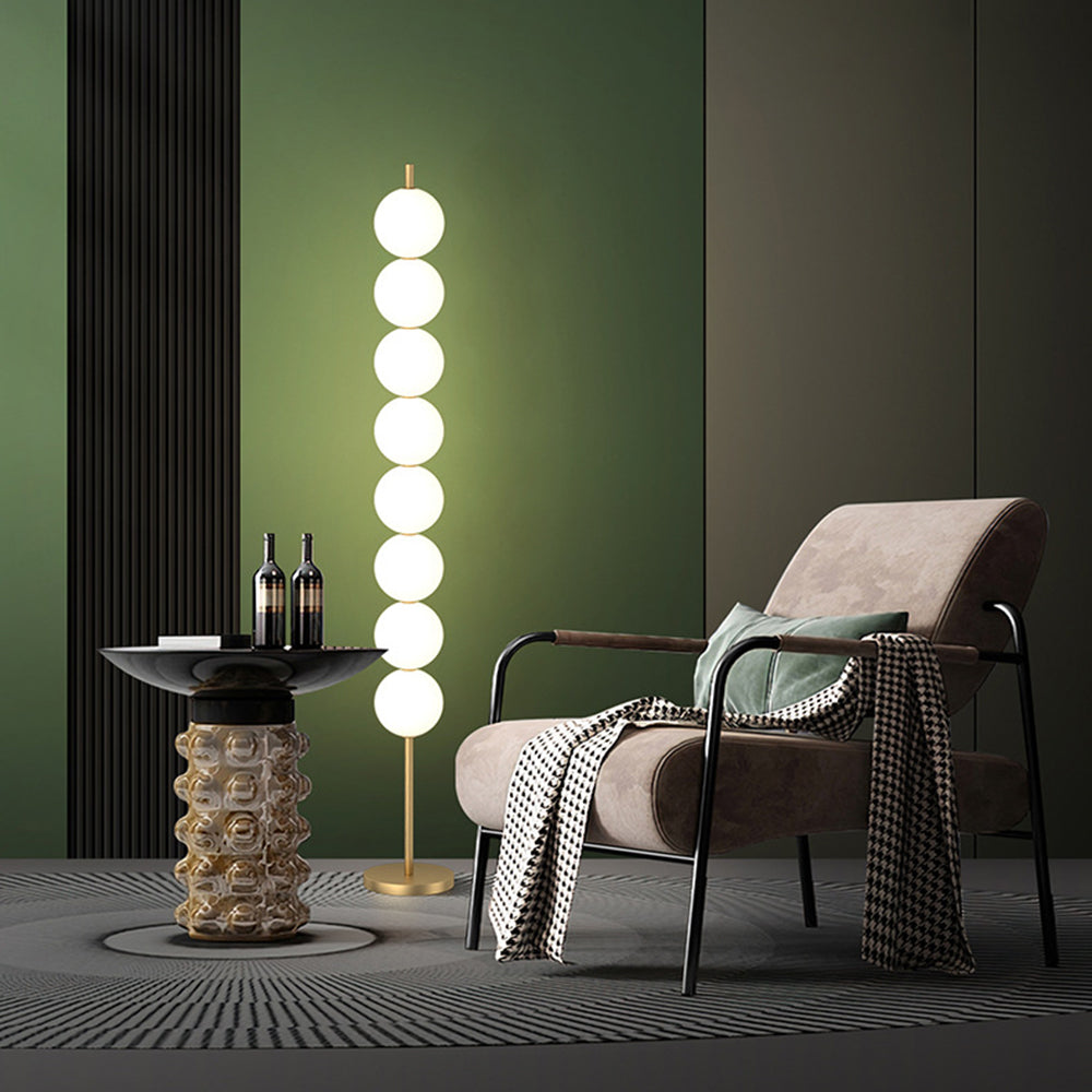 Modern Acrylic and Metal Floor Lamp with Gold Finish – Stylish Lighting for Living Room and Bedroom 2