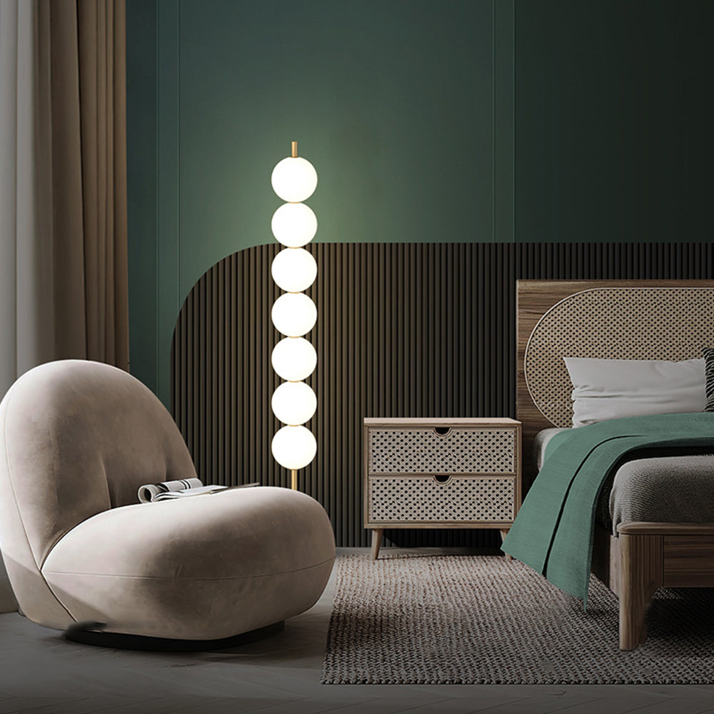 Modern Acrylic and Metal Floor Lamp with Gold Finish – Stylish Lighting for Living Room and Bedroom 3