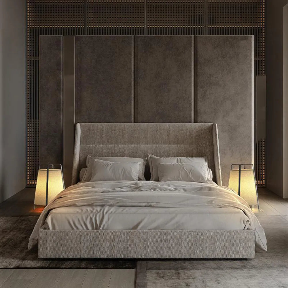 Modern Black Floor Lamp with Fabric Shade and Metal Frame – Stylish Standing Lamp for Living Room and Bedroom 3