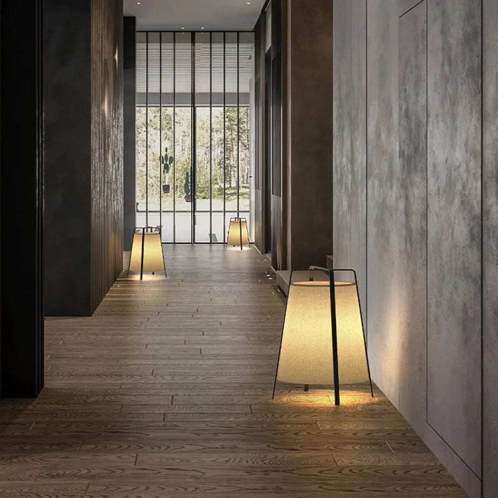 Modern Black Floor Lamp with Fabric Shade and Metal Frame – Stylish Standing Lamp for Living Room and Bedroom 5