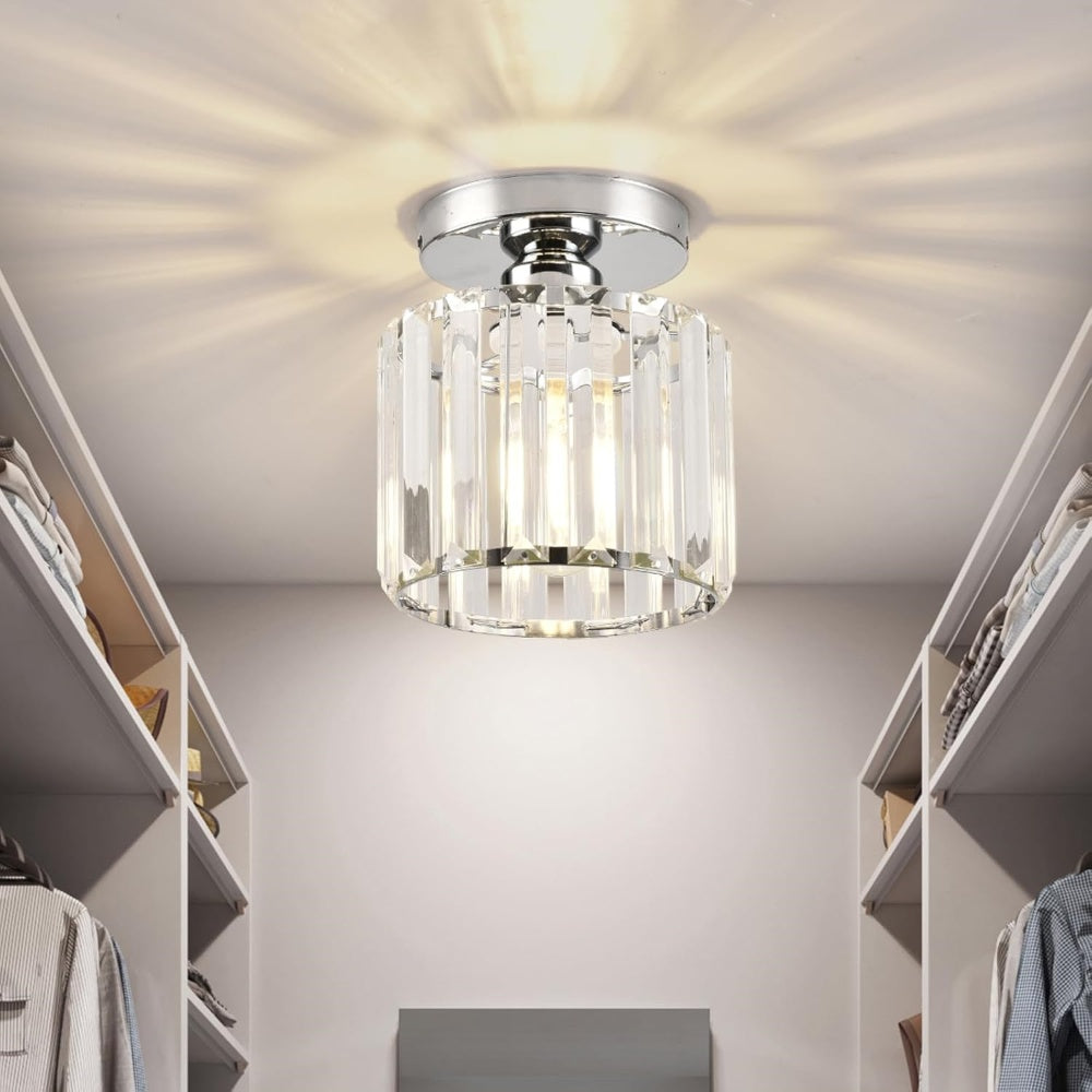 Modern Black Flush Mount Ceiling Light Fixture – Contemporary Design for Hallway and Living Spaces 15