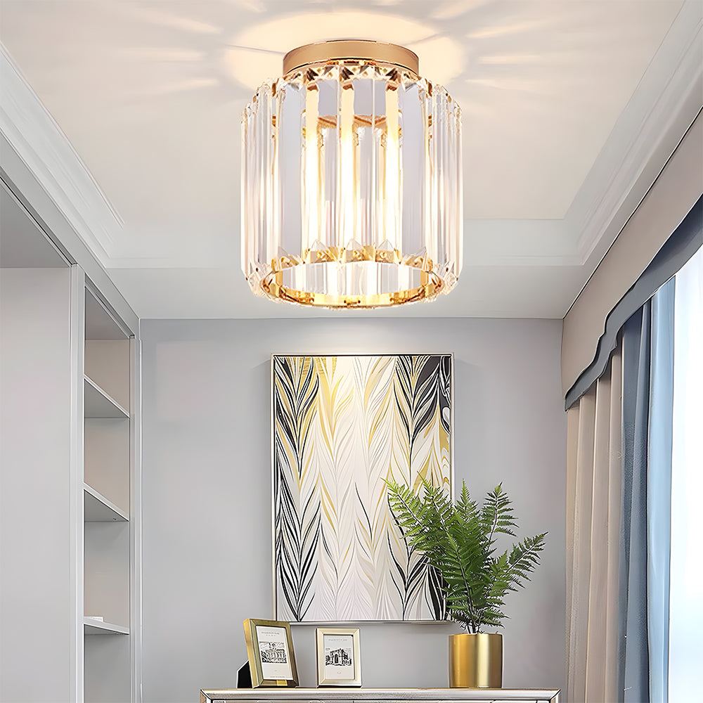 Modern Black Flush Mount Ceiling Light Fixture – Contemporary Design for Hallway and Living Spaces 9