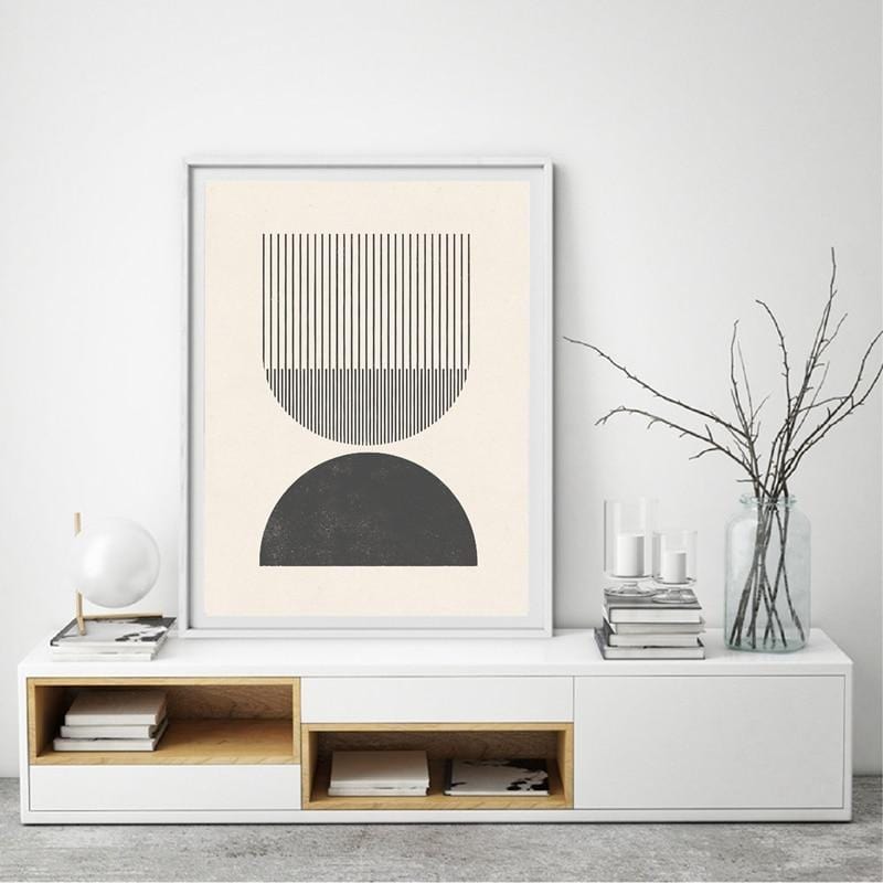 Modern Black and White Canvas Prints – Unique Wall Art for Home Decor, Stretched and Ready to Hang, Multiple Sizes Available 3