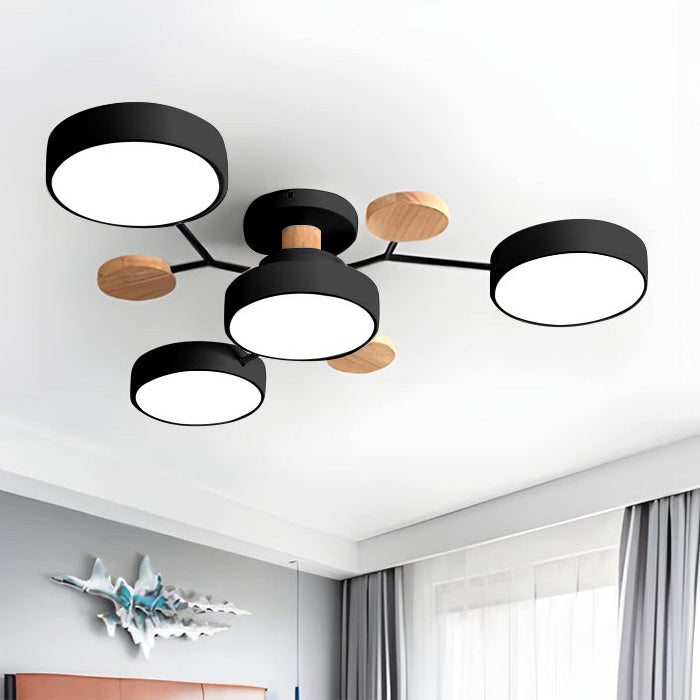 Modern Circular LED Ceiling Light Fixture – Energy Efficient Flush Mount Design for Living Room, Dining Room, and Hallways 20