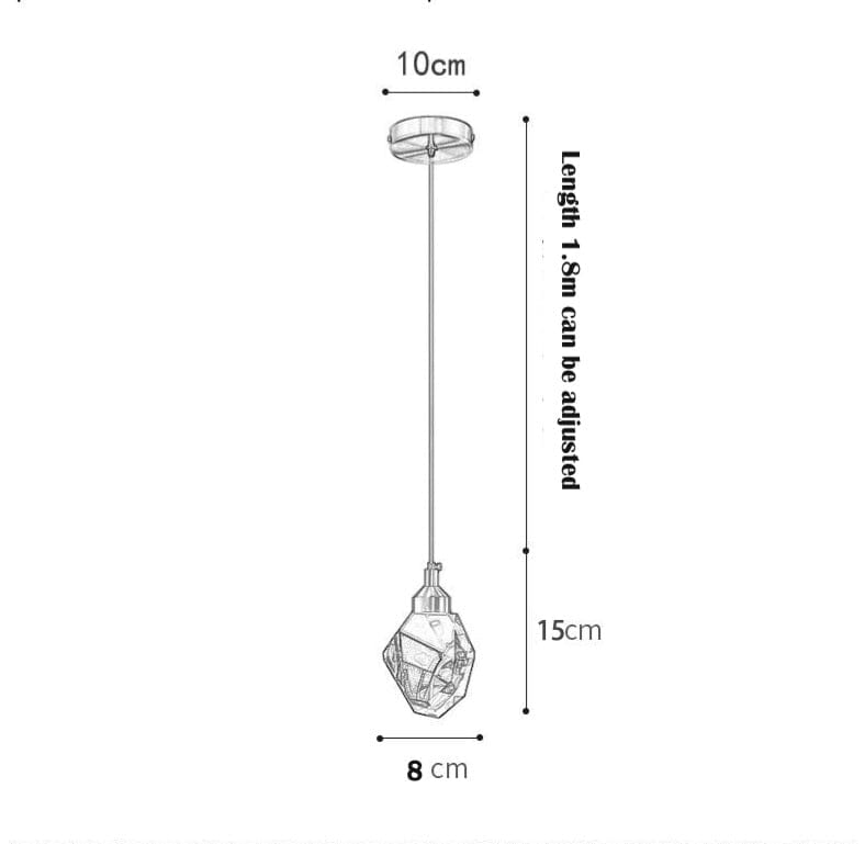 Modern Crystal Pendant Wall Light with Adjustable Height – K9 Crystal and Copper Design for Elegant Spaces 7