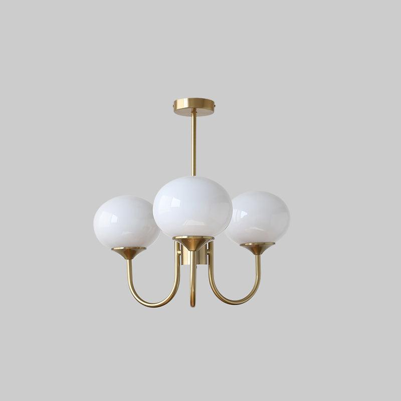 Modern Gold Chandelier Light with Pink Glass Shades – Elegant Dining Room Chandelier for Stylish Home Decor 14