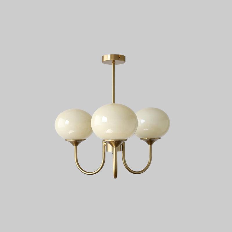 Modern Gold Chandelier Light with Pink Glass Shades – Elegant Dining Room Chandelier for Stylish Home Decor 16