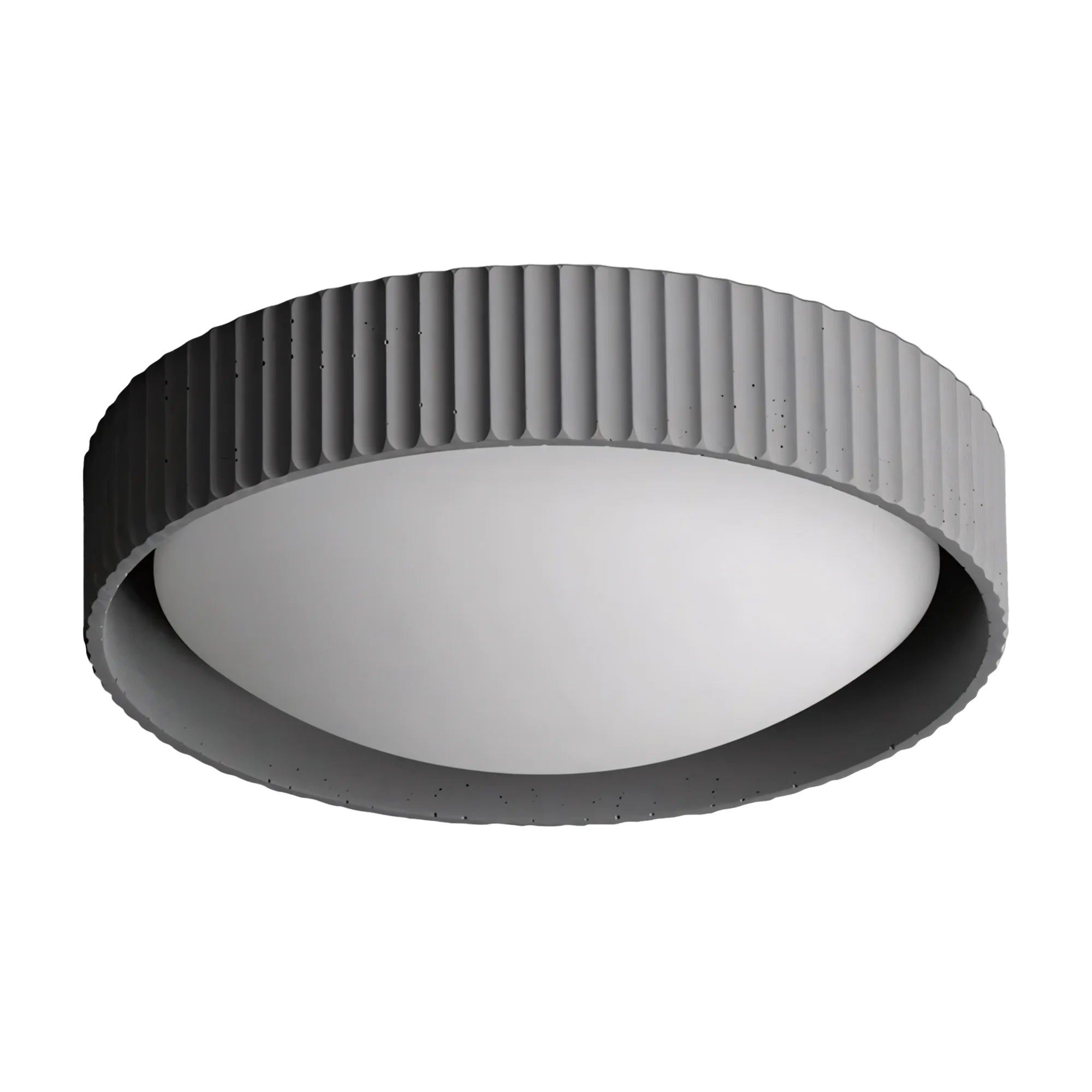 Modern Gypsum Flush Mount Ceiling Light Fixture – Energy Efficient LED Compatible, 12 Inch Diameter, White Design for Home and Office 7