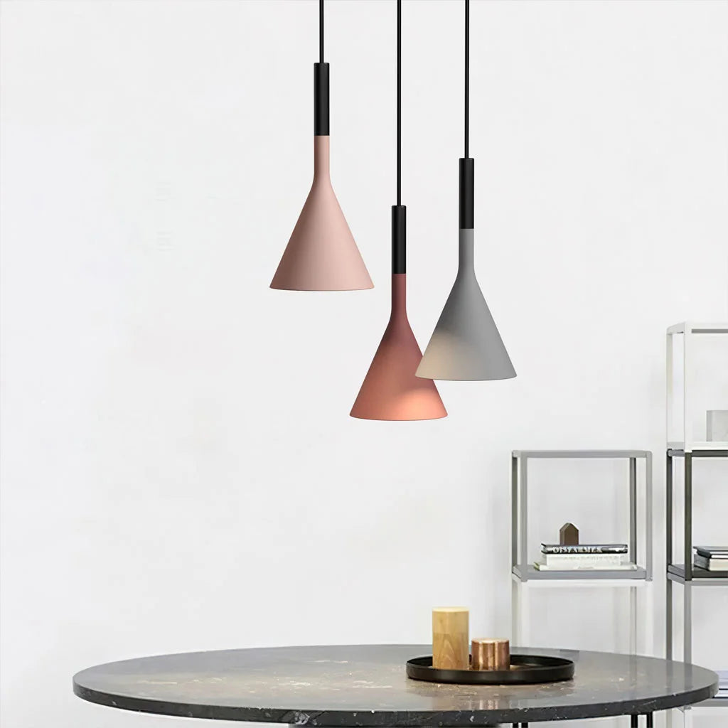 Modern Industrial Cement Pendant Light – Adjustable Hanging Light for Kitchen and Dining Decor 1