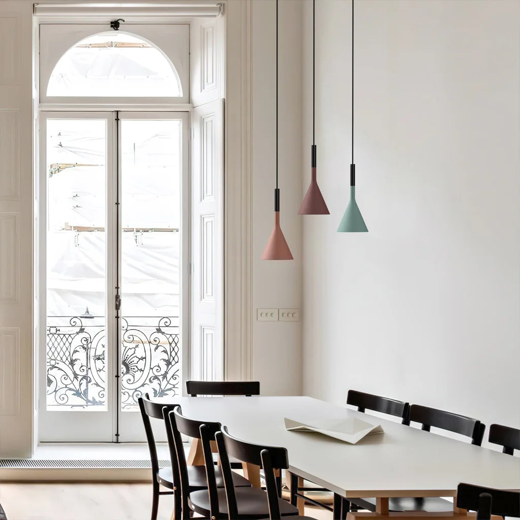 Modern Industrial Cement Pendant Light – Adjustable Hanging Light for Kitchen and Dining Decor 2