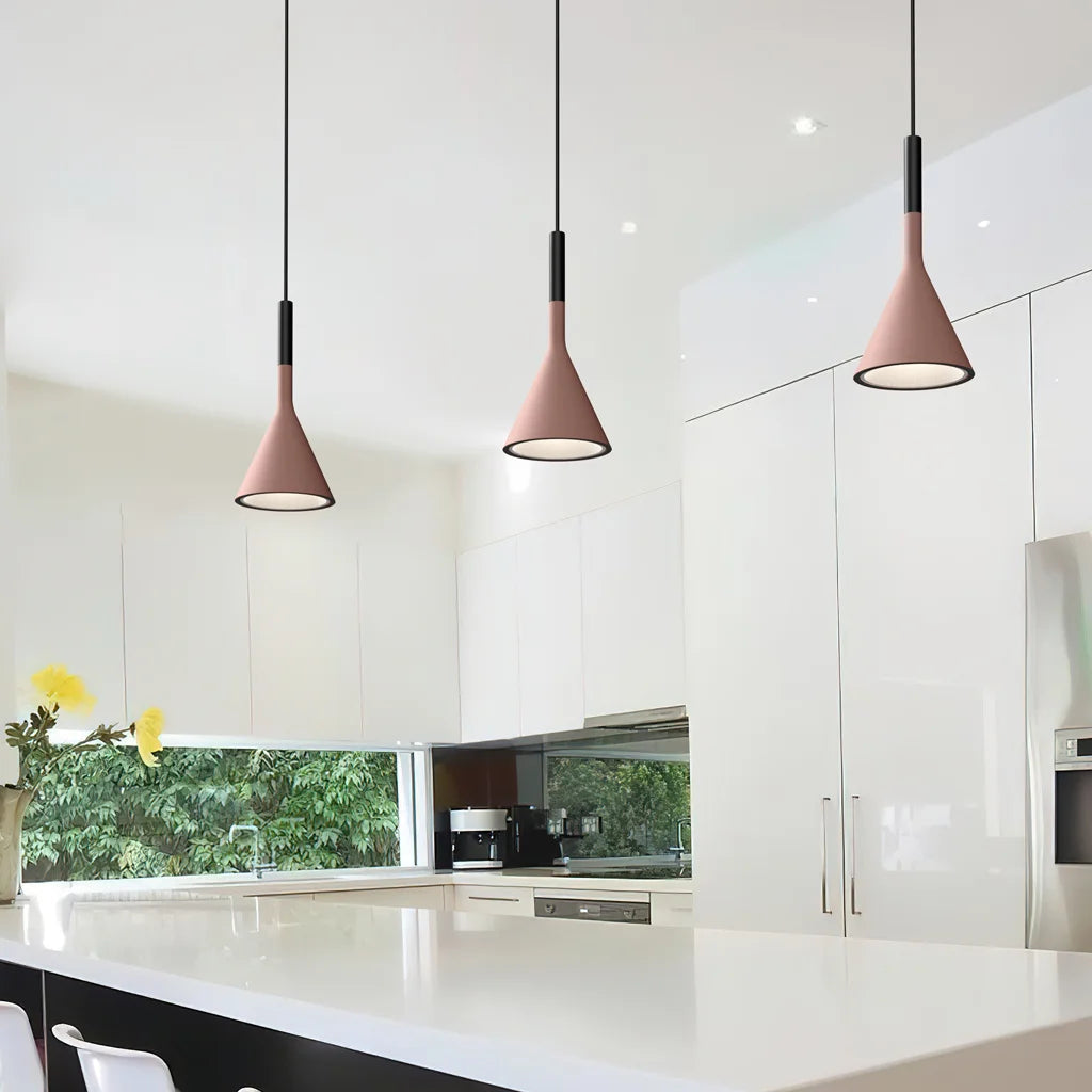 Modern Industrial Cement Pendant Light – Adjustable Hanging Light for Kitchen and Dining Decor 5
