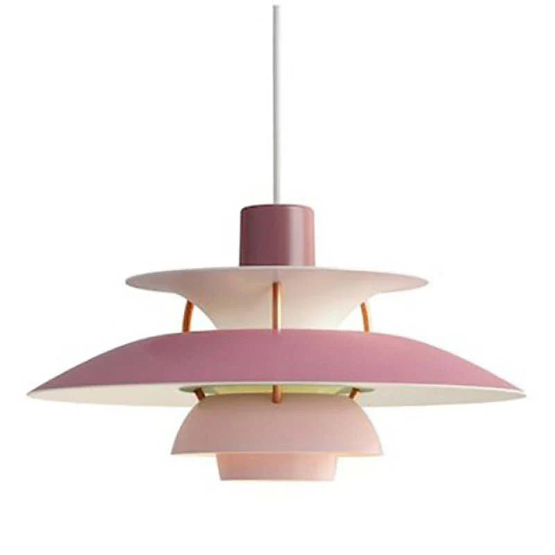 Modern LED Pendant Light with Colorful Metal Shade for Kitchen, Dining, or Living Room - Indoor Hanging Light Fixture 10